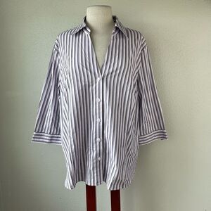 Worthington Woman Stretch Button Down Shirt Size 2X EUC